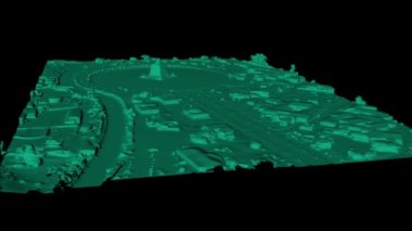 Quito Ekvador 'daki Dünya veya Mitad Del Mundo Anıtı 3D Modeli Gis Yazılım Bölgesi Değerlendirmesinde kullanılan insansız hava aracı anketinden alınmıştır.