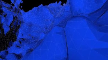 Orjinal Yaşam Havadan Görünüm Görünüm Yönlendirme Dronları, Toprak Madde Ölçümü İçin Toprak Madeninin En Üst 3 Boyutlu Bilgisayar Dijital Modeli Üzerine Üzerine Üzerine Üzerine Çıkarılıyor