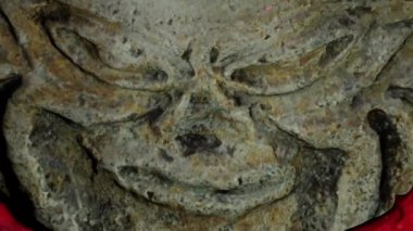 Valdivia Heykeli 3D Tarama Fotoğrafları Tahnique Eski Envanter ve Teknikler için Güney Amerika 'da İnka öncesi Kültür İyi Arkeoloji Araştırma ve Koruması