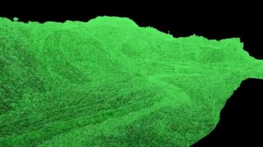 Özgün Yaşam Bakış Taraması Üst A 3B Donanım Dijital Toprak Kazma Modeli Ses Ölçümüne Doğru Sırayla Drones Overlasy