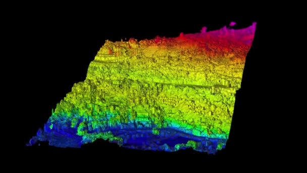 Digitális Magassági Modell Fotogrammetriai Értékelése Táj Drón Felmérés Tudományos Használata — Stock videók