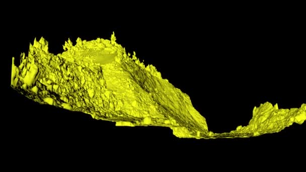 Überfliegen Eines Modells Aus Der Drohnen Scan Survey Mission Mit — Stockvideo