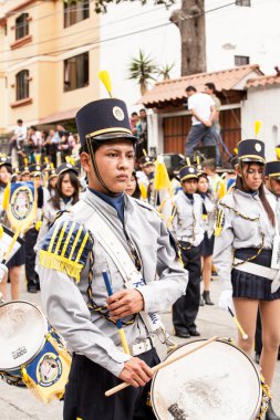 High School Percussionist Student