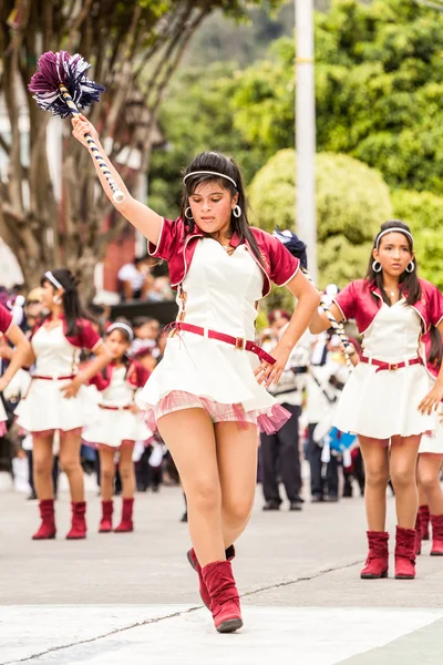 Majorette Group At Public Event — Stock Photo, Image