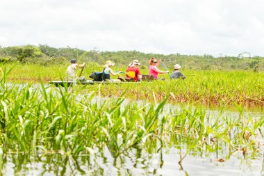 Amazon ormanları içinde turizm