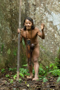 Serano yerli avcı Amazon Havzası