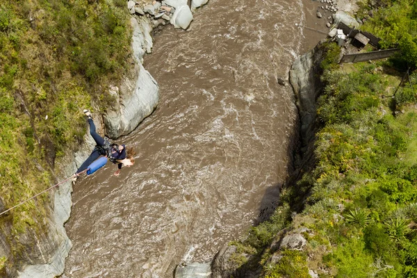 Sequência de salto de Bungee — Fotografia de Stock