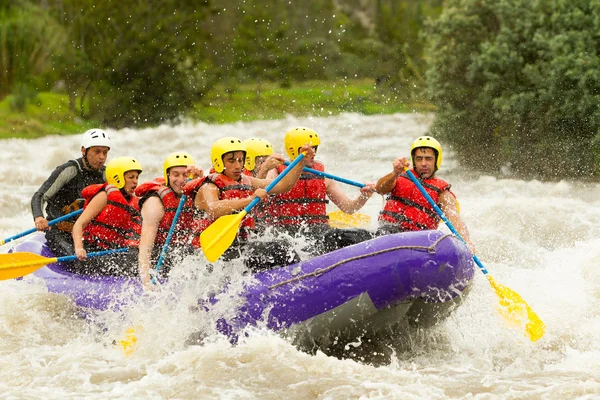 Rafting sul fiume Whitewater — Foto Stock