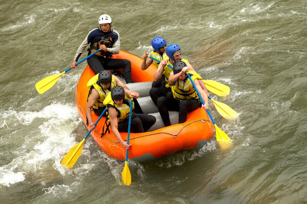 Rzeki Whitewater Rafting — Zdjęcie stockowe