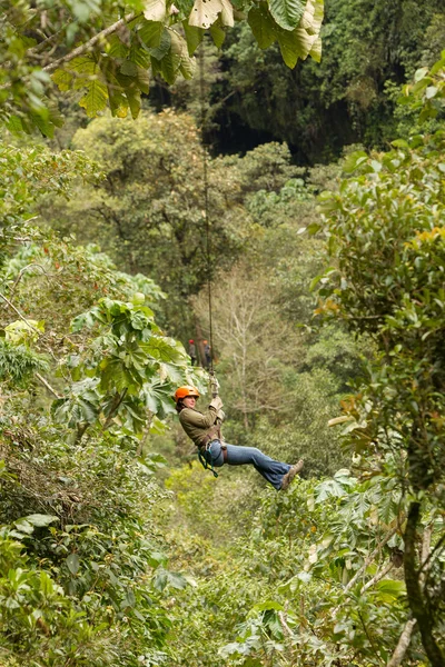 Zip Line Experience — Fotografie, imagine de stoc