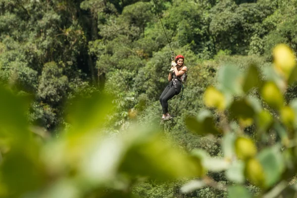 Zip Line Fun — Stock Photo, Image