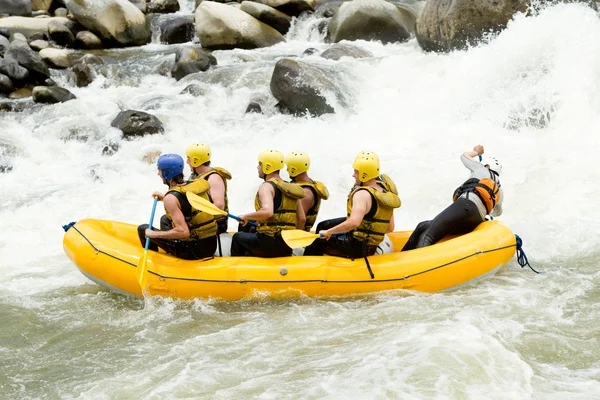 Folyó vadvízi Rafting — Stock Fotó