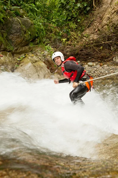 Barranquismo Aventura Cascada Descenso — Foto de Stock