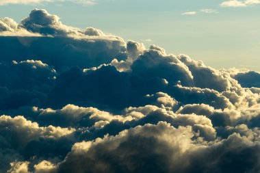 High Altitude Clouds In Ecuadorian Andes Range clipart