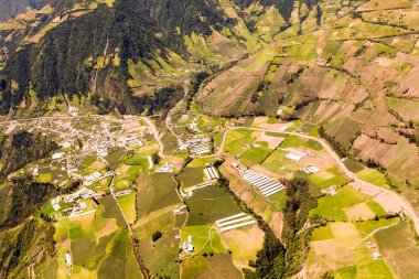 Ekvador tarım arazileri hava atış