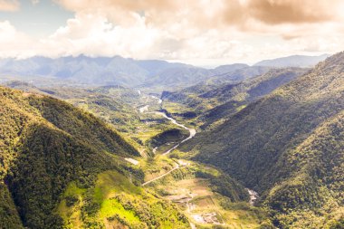 Pastaza River In The Andes Ecuador clipart