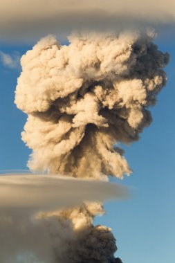 Powerful Volcani Mushroom Explosion clipart