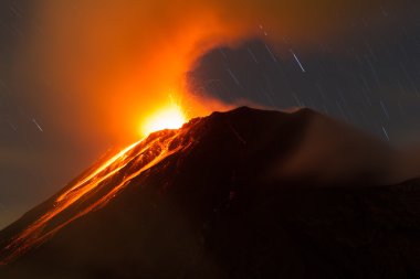 Tungurahua Volcano Ecuador clipart