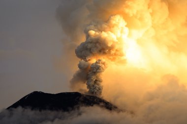 Tungurahua Volcano Eruption clipart