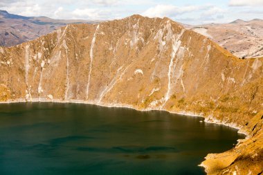 Quilotoa krater manzara