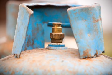 Kullanılan gaz tankı