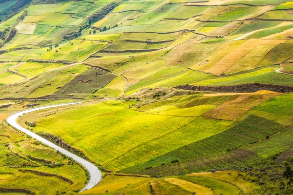 Estrada de alta altitude no Equador — Fotografia de Stock