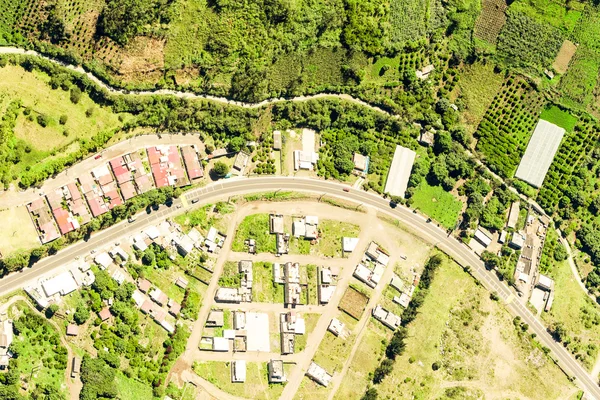 Campus in Tungurahua Province Ecuador Aerial Shot — стоковое фото