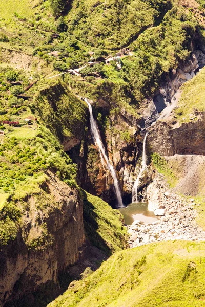 Agoyan 滝空中ショット — ストック写真