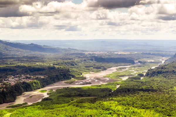 Pastaza River Basin luchtfoto Shot — Stockfoto