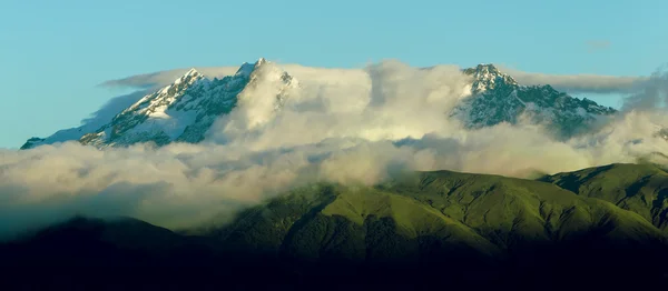El sunak volkan günbatımı — Stok fotoğraf