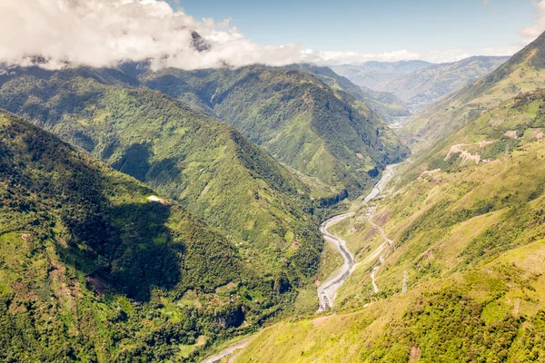 Pastaza údolí v Ekvádoru — Stock fotografie