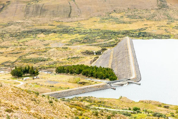 Barragem de Pisayambo no Equador Central — Fotografia de Stock