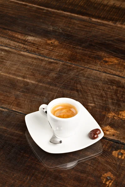 Romantique Espresso tasse de café — Photo