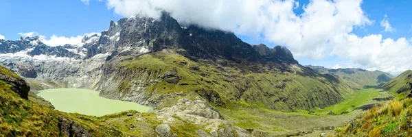 El El sunak volkan Panorama — Stok fotoğraf