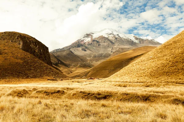 钦博拉索火山地貌景观 — 图库照片