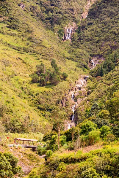 Ulba Waterfall In Ecuador — Stock Photo, Image