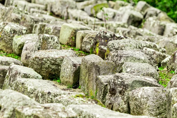 Inca Ruins Stones Used For Wall Construction — Stock Photo, Image