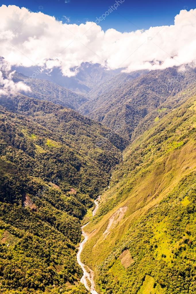 Rio Blanco Valley Aerial Shot