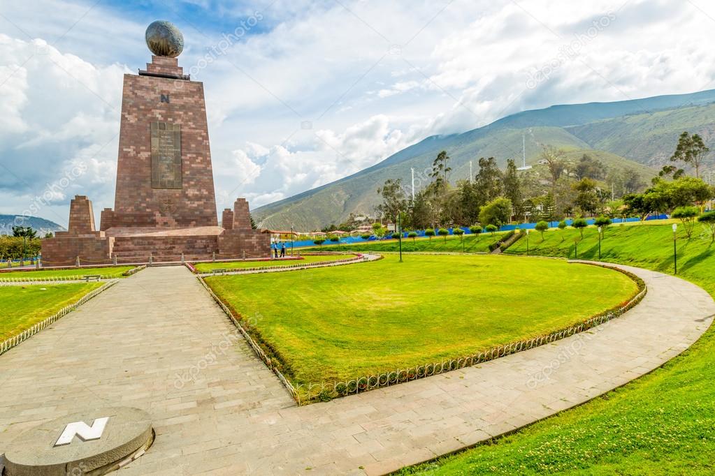 Equator Monument In Quito Ecuador