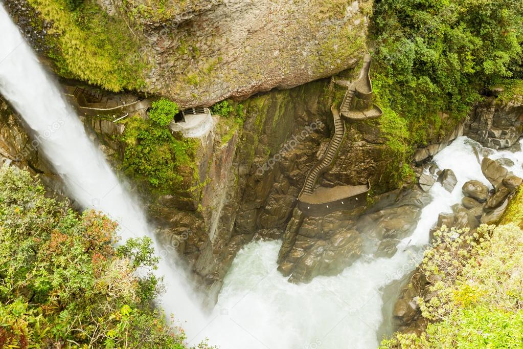 Pailon Del Diablo Waterfall