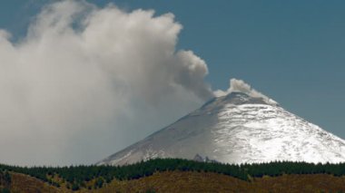 Cotopaxi volkan Erüpsiyonu zaman atlamalı