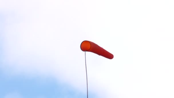 Windsock In High Speed Winds — Stock Video