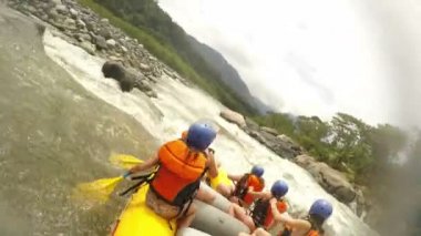 Tandem veya çift yamaç paraşütü pilotu turizm kalkış sırası ile