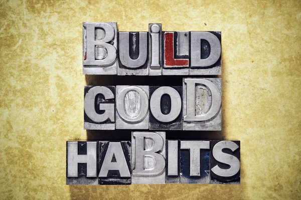 Construir buenos hábitos —  Fotos de Stock
