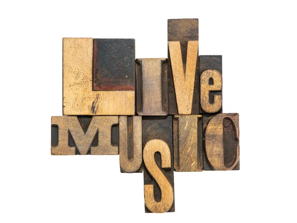 Live music isol — Stock Photo, Image