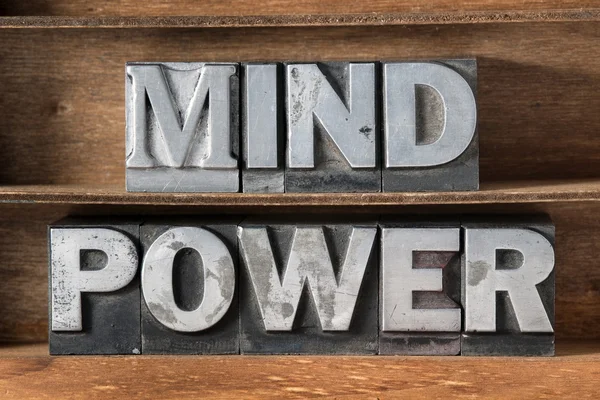 Mind power tray — Stock Photo, Image