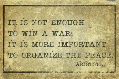 savaş Aristo kazanmak