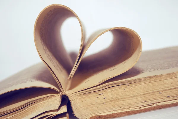 Libro de lectura de amor — Foto de Stock
