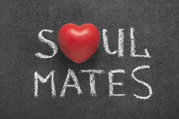 Soul mates heart — Stock Photo, Image