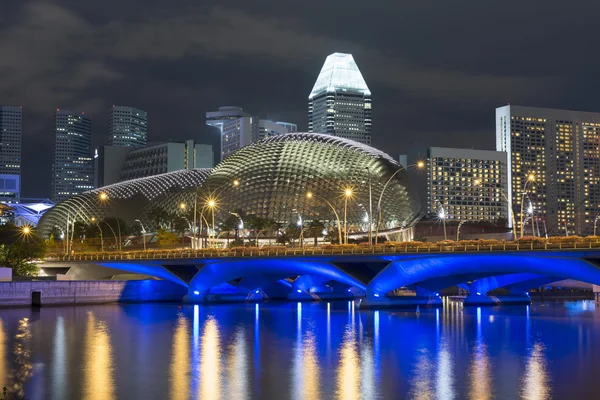 Noite em Singapura — Fotografia de Stock